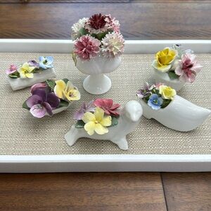 Bone China decor set of 6
